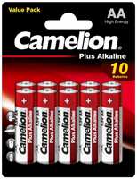 Батарейки Camelion Plus Alkaline АА (LR6), 10 шт (LR6-BP10)