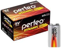 Батарейки PERFEO Dynamic Zinc 6F22, 9В, 10 шт (PF_3796)