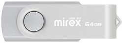 USB-флешка Mirex Swivel 64GB USB3.0 Silver (13600-FM3SVS64)