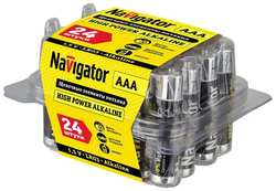 Батарейки Navigator 94 787 LR03 (AAA), 1.5V, 24 шт (NBT-NE-LR03)