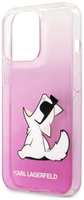 Чехол Karl Lagerfeld для iPhone 13 Pro Max, розовый (KLHCP13XCFNRCPI)