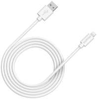 Кабель Canyon USB-A/Lightning, 2,4 А, 2 м, белый (CNS-MFIC12W)