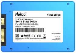 SSD накопитель Netac N600S 256GB (NT01N600S-256G-S3X)