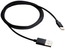 Кабель Canyon UC-1 USB Type C / USB 2.0, 1 м Black (CNE-USBC1B)
