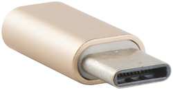 Адаптер RED-LINE micro-USB / USB Type-C Gold (УТ000013669)
