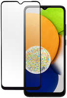 Защитное стекло с рамкой PERO Full Cover & Glue Glass для Samsung Galaxy A03 Black (PGFG-A03)