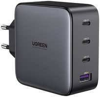 Сетевое зарядное устройство UGREEN USB A + 3хUSB C 100W GaN Tech Fast Charger (40747)