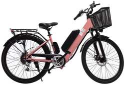 Электровелосипед FURENDO E-Butterfly 350, розовый матовый