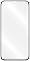 Защитное стекло с рамкой LUXCASE для iPhone X/XS, прозрачное, 0,33 мм, черная рамка (77814)