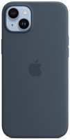 Чехол Apple для iPhone 14 Plus Silicone MagSafe Storm Blue (MPT53)