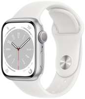 Смарт-часы Apple Watch Series 8 41mm Silver Aluminum Case with Sport Band, размер M/L (MP6K3)