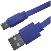 Кабель Gal USB A-micro USB B, 2А, плоский, 1,5m (2856)