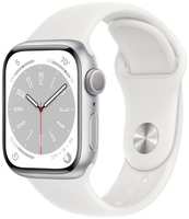 Восстановленные смарт-часы Apple Watch Series 8 41mm Silver Aluminum Case with Sport Band, размер M/L, как новые