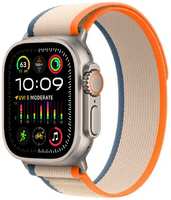 Смарт-часы Apple Watch Ultra 2 49mm Titanium Case with Orange / Beige Trail Loop, размер S / M