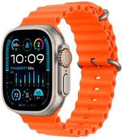 Смарт-часы Apple Watch Ultra 2 49mm Titanium Case with Orange Ocean Band (MREH3)