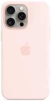 Чехол Apple Silicone Case with MagSafe для iPhone 15 Pro Max Light Pink (MT1U3)