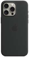 Чехол Apple Silicone Case with MagSafe для iPhone 15 Pro Max Black (MT1M3)