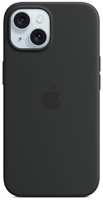 Чехол Apple Silicone Case with MagSafe для iPhone 15 Black (MT0J3)