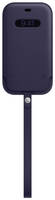 Чехол Apple Leather MagSafe для iPhone 12 / 12 Pro Deep Violet (MK0A3ZE / A)
