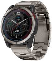 Смарт-часы Garmin Quatix 7x Sapphire Solar, 51 мм, титановые (010-02541-61)