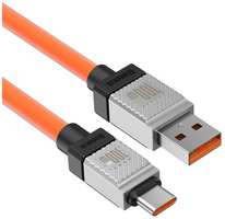 Кабель Baseus CoolPlay Series Fast Charging Cable USB-A/USB-C 100W 1m Orange (CAKW000607)