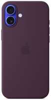 Чехол Apple Silicone Case with MagSafe для iPhone 16 Plus Plum (MYYD3)