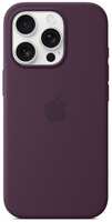 Чехол Apple Silicone Case with MagSafe для iPhone 16 Pro Plum (MYYM3)