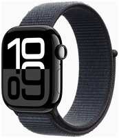 Смарт-часы Apple Watch Series 10 46mm Jet Aluminum Case with Ink Sport Loop, размер Regular