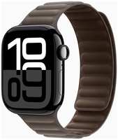 Смарт-часы Apple Watch Series 10 46mm Jet Black Aluminum Case with Dark Taupe Magnetic Link, размер M / L