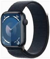 Восстановленные смарт-часы Apple Watch Series 9 45mm Midnight Aluminum Case with Midnight Sport Loop (MR9C3), отличный