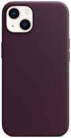 Чехол Apple Leather Case MagSafe для iPhone 13 Dark Cherry (MM143ZE / A)