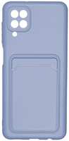 Чехол CARMEGA Card для Samsung Galaxy A12 Blue (CAR-SC-SMGLA12CSBL)
