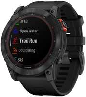 Смарт-часы Garmin Fenix 7X Solar Slate with Silicone Band (010-02541-01)