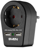Сетевой фильтр SVEN SF-S1U черный