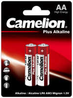Батарейки Camelion Plus Alkaline AA (LR6) BL-2, 2 шт