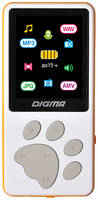 MP3-плеер Digma S4 White / Orange