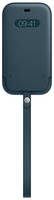 Чехол Apple Leather MagSafe для iPhone 12 / 12 Pro Baltic Blue (MHYD3ZE / A)