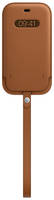Чехол Apple Leather MagSafe для iPhone 12 / 12 Pro Saddle Brown (MHYC3ZE / A)