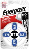 Батарейки для слухового аппарата Energizer Zinc Air 675 DP-4, 4 шт