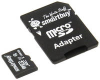 Карта памяти Smartbuy microSDXC 128Gb Class 10 UHS-1 с адаптером SD (SB128GBSDCL10-01)