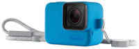 Силиконовый чехол с ремешком GoPro Blue (ACSST-003)