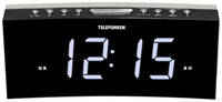 Часы с радио Telefunken TF-1569U черный / белый