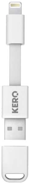 Кабель KERO USB - Lightning, белый 9239587
