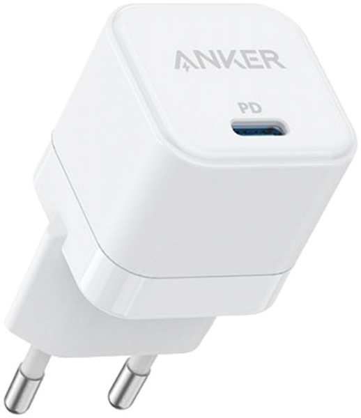 Зарядное устройство сетевое Anker PowerPort III Cube USB Type-C 20W, белое 92802054