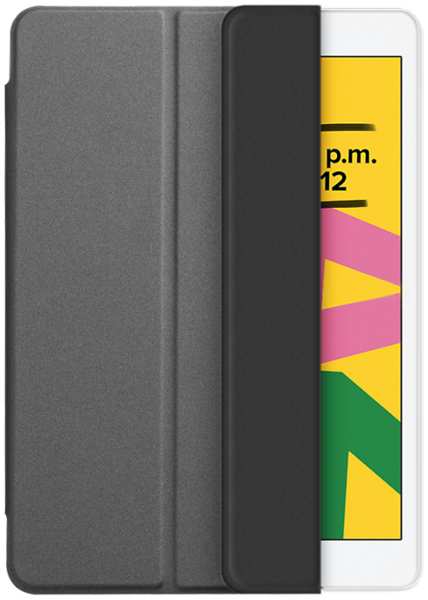 Чехол-книжка Deppa для планшета Apple iPad 7/8/9 10.2, кожзам, серый 92808693