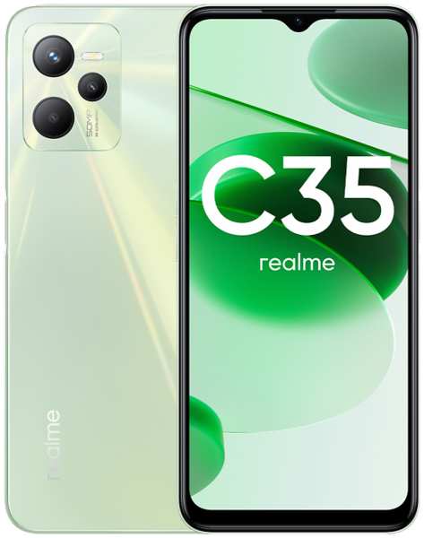Смартфон realme C35 128GB Зеленый RU 92808895