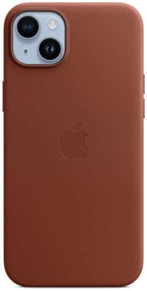 Чехол-крышка Apple MagSafe для iPhone 14 Plus, кожа, коричневый (MPPD3) 92809743
