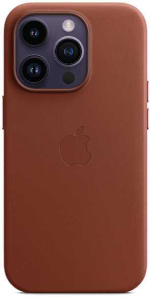Чехол-крышка Apple MagSafe для iPhone 14 Pro, кожа, коричневый (MPPK3) 92809784