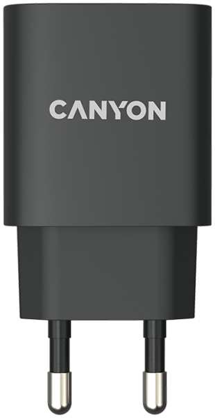 Зарядное устройство сетевое Canyon CNE-CHA20B02 USB-C, черное