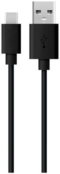 Кабель Everstone USB Type-C EV-CAB-A/C-2-RND-Black 2м, черный 92816433